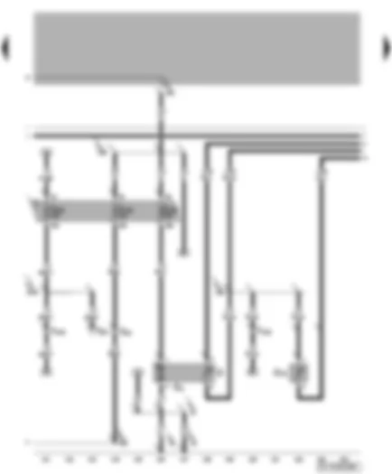 Wiring Diagram  VW NEW BEETLE 2003 - Fuel pump - coolant shortage indicator sender - fuses